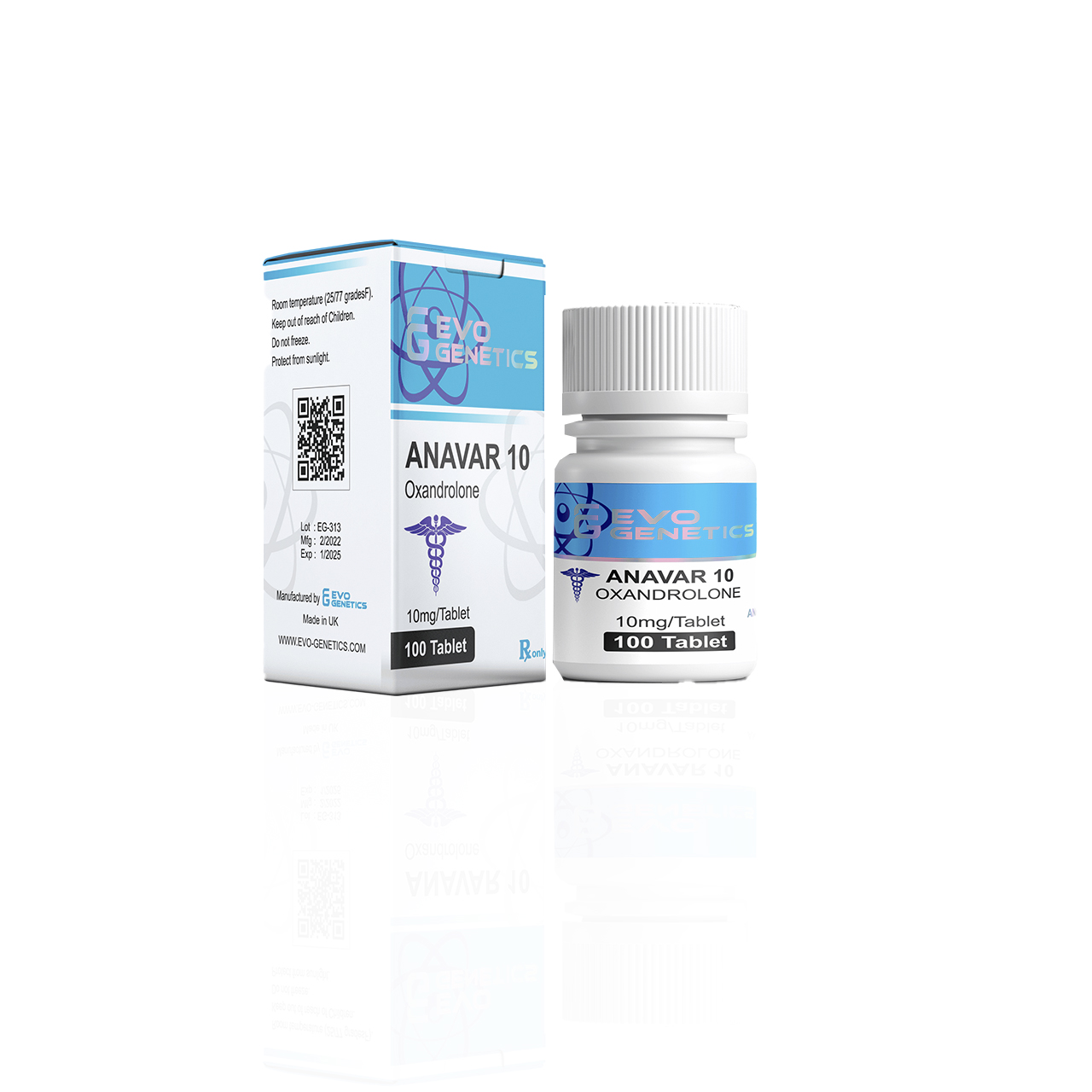 ANAVAR 10 (Oxandrolone) 10 mg Evo Genetics Oxandrolone
