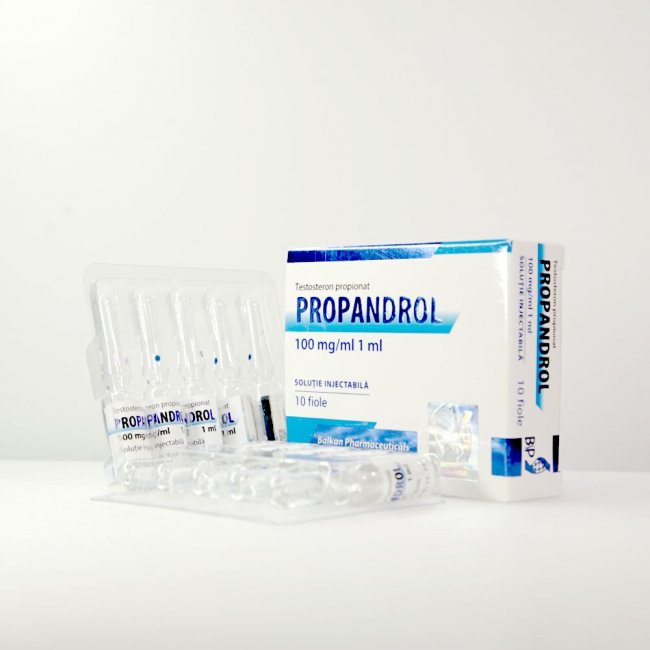 Propandrol (Testosterone P) 100 mg Balkan Pharmaceuticals Iniezione di steroidi