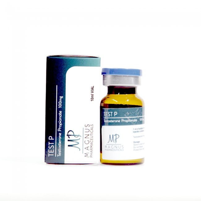 Test P (Testosterone Propionate) 100 mg Magnus Pharmaceuticals Iniezione di steroidi