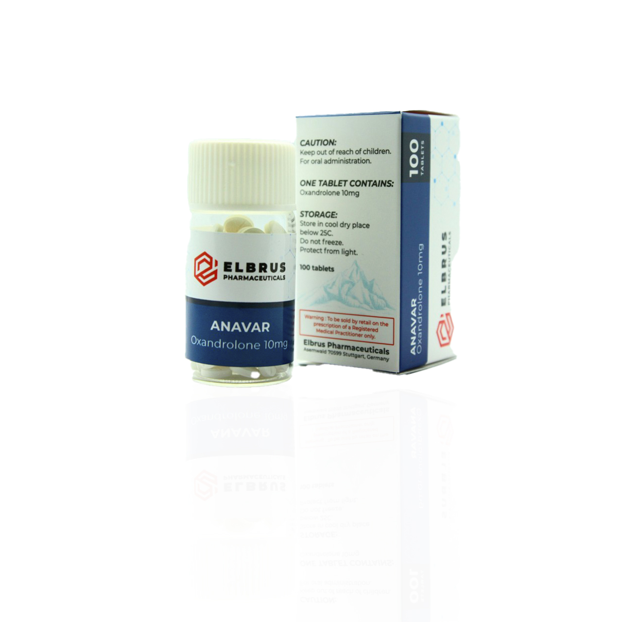 Anavar (Oxandrolone) 10 mg Elbrus Pharmaceuticals Oxandrolone