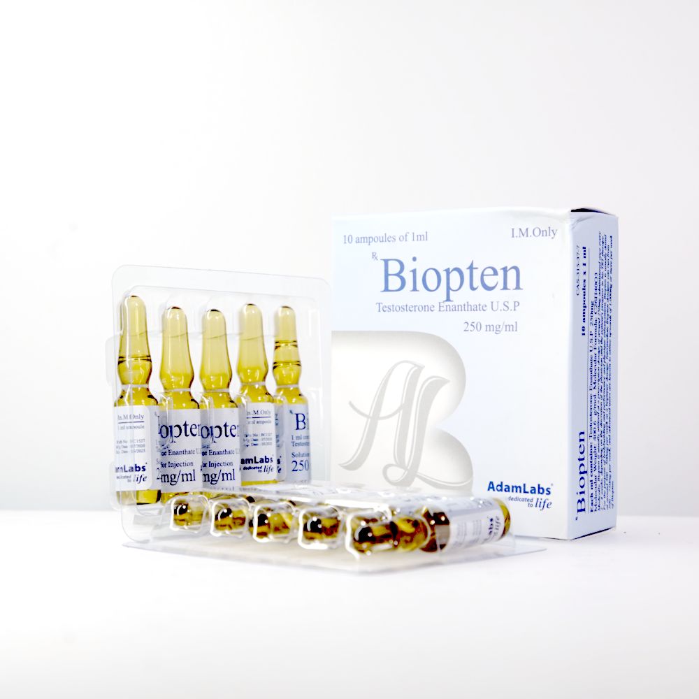 Biopten (Testosterone Enantate U.S.P.) 250 mg AdamLabs Iniezione di steroidi