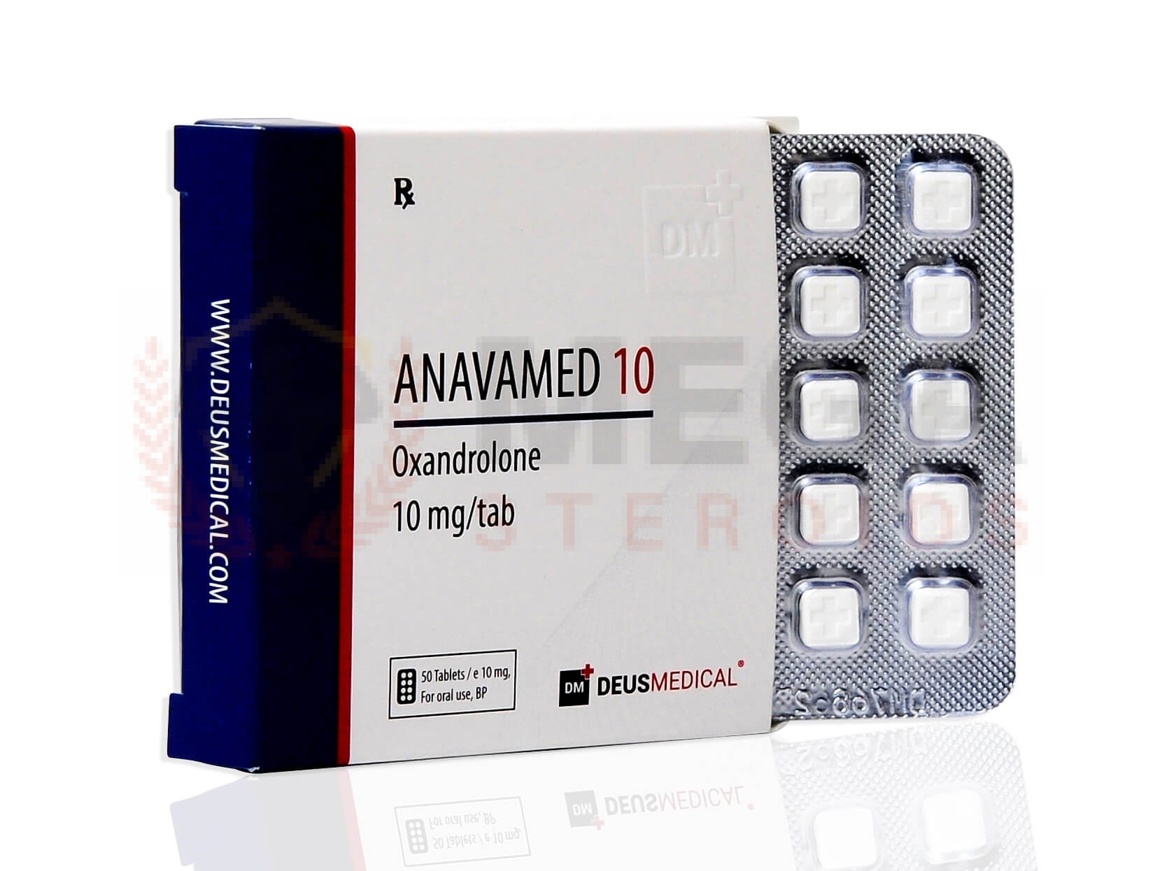 ANAVAMED 10 (Oxandrolone) – 50 compresse da 10 mg – DEUS-MEDICAL Oxandrolone 5