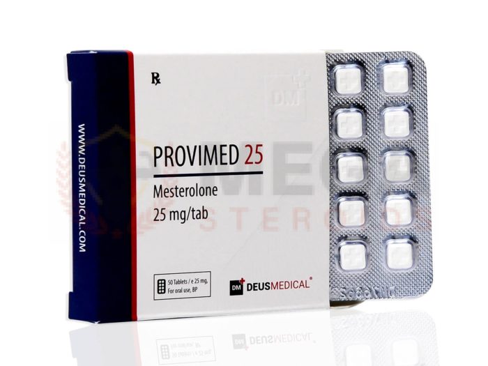 PROVIMED 25 (Mesterolone) – 50 compresse da 25 mg – DEUS-MEDICAL Inibitori dell aromatasi 7