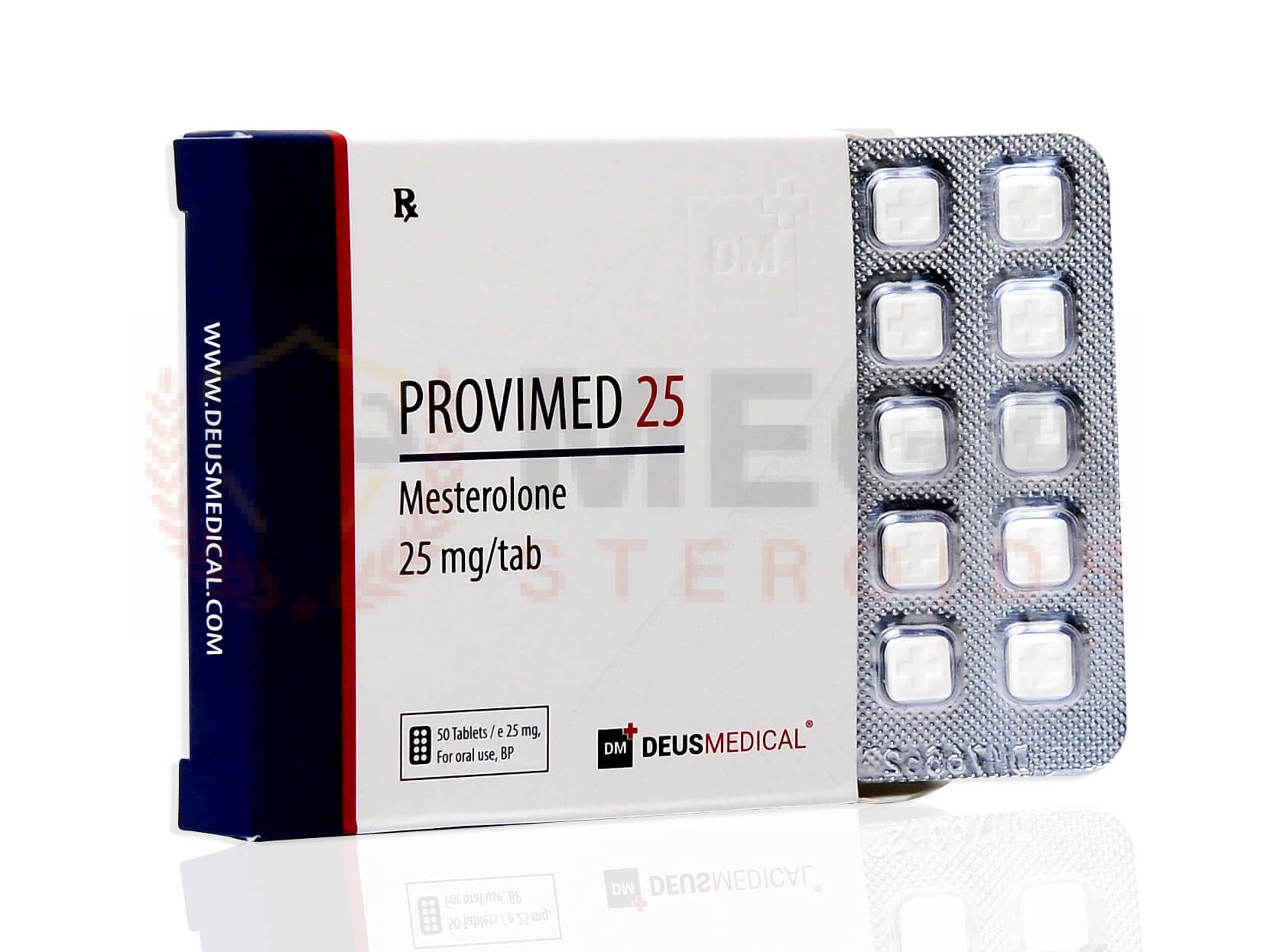 PROVIMED 25 (Mesterolone) – 50 compresse da 25 mg – DEUS-MEDICAL Inibitori dell aromatasi