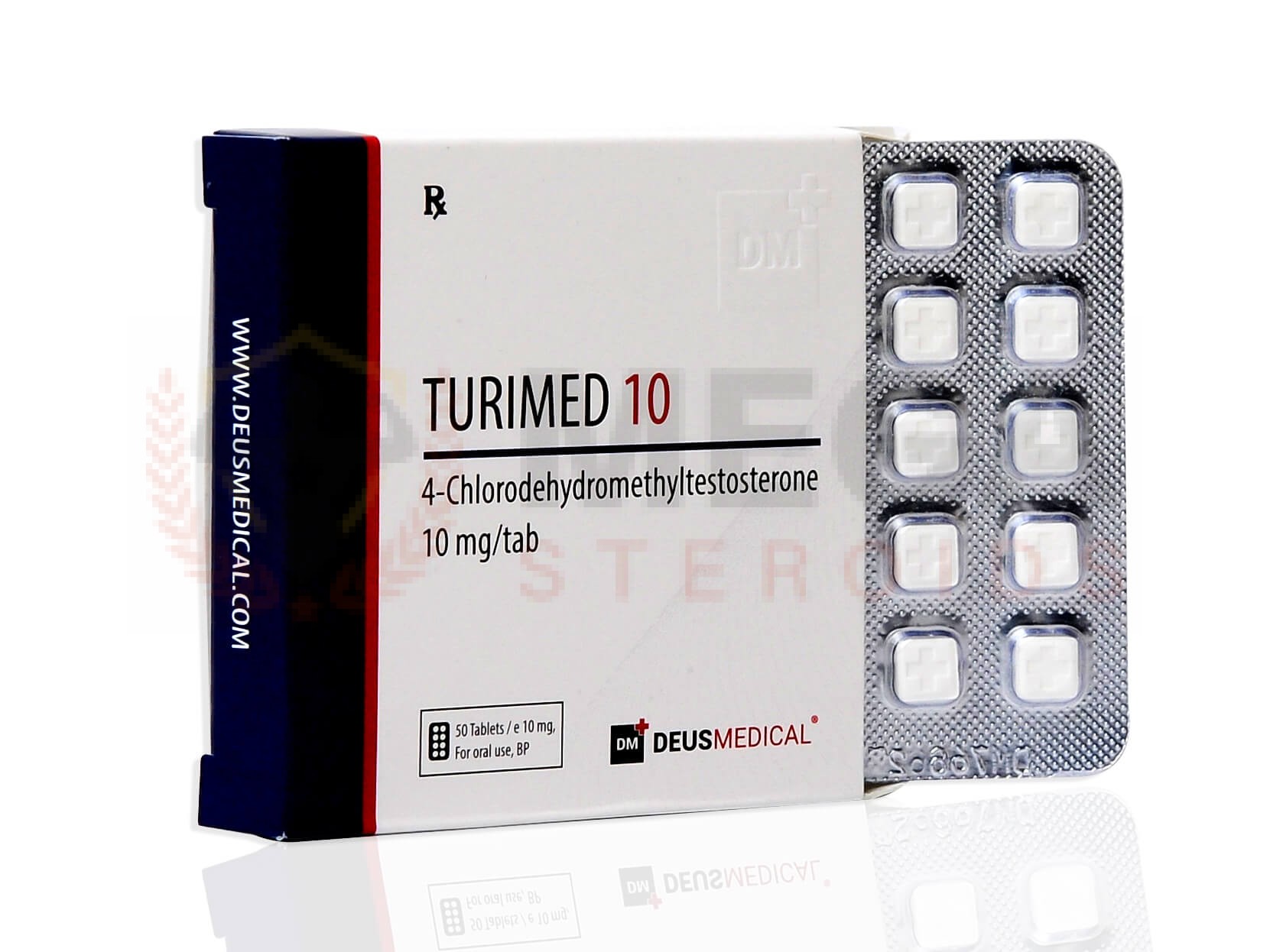 TURIMED 10 (Turinabol) – 50 compresse da 10 mg – DEUS-MEDICAL Steroidi Anabolizzanti Orali