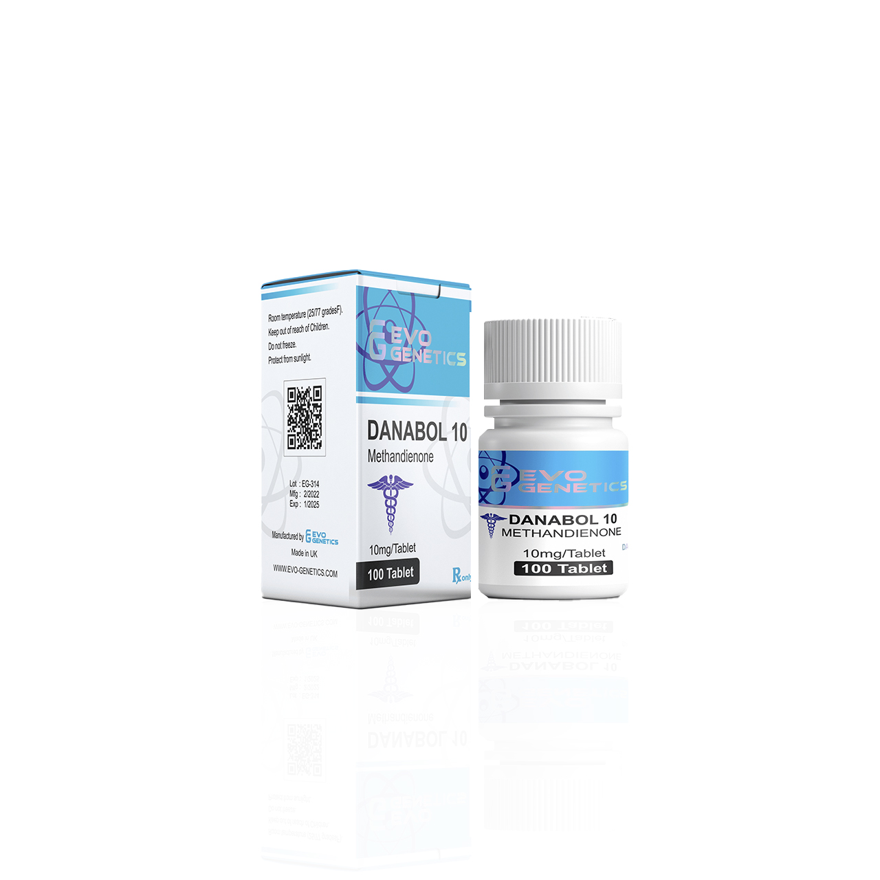 DIANABOL 10 (Methandrostenolone) 10 mg Evo Genetics Methandienone compresse
