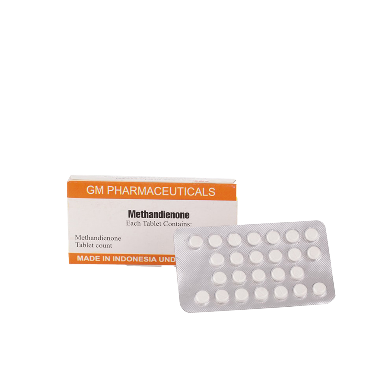 Metandienone 10 mg GM Pharmaceuticals Methandienone compresse