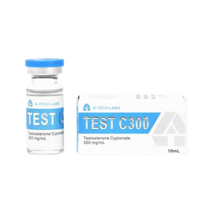 TEST C300 Testosterone Cypionate 300mg/ml 10ml/flaconcino – A-TECH LABS Iniezione di steroidi