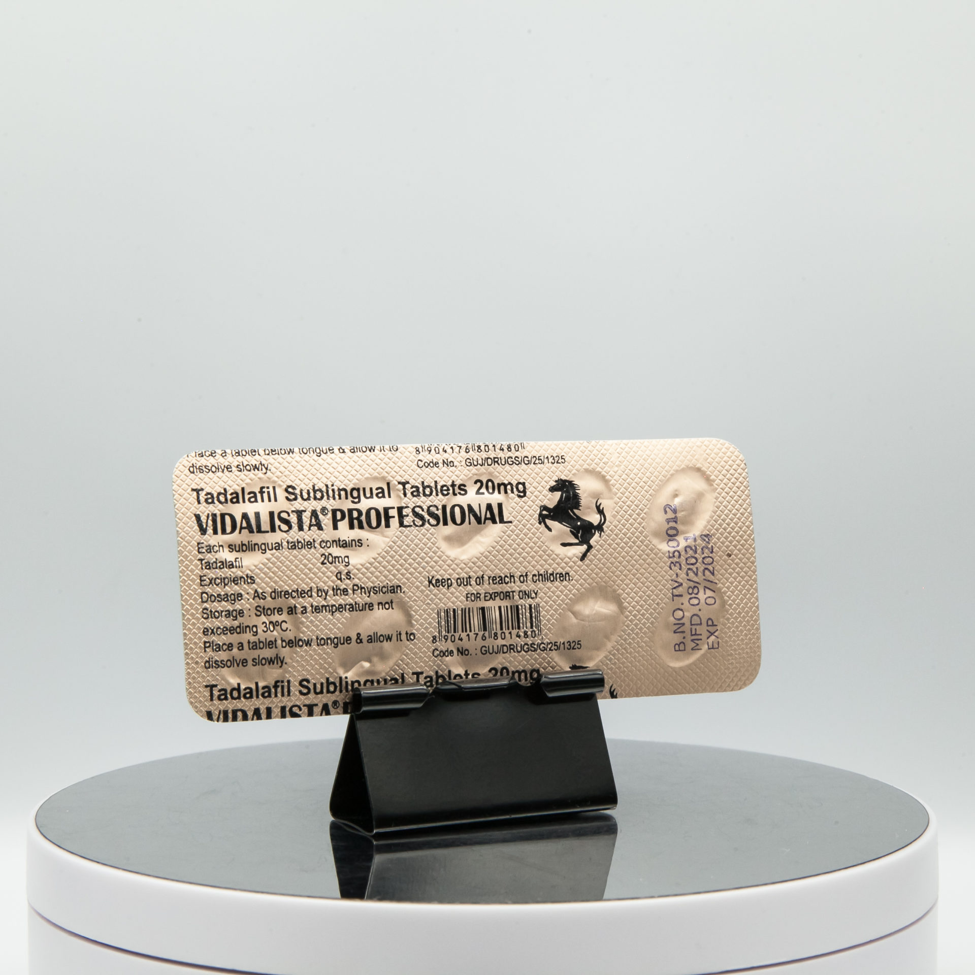 Vidalista Professional 20 mg Centurion Laboratories Tadalafil Citrate (Cialis Generic)