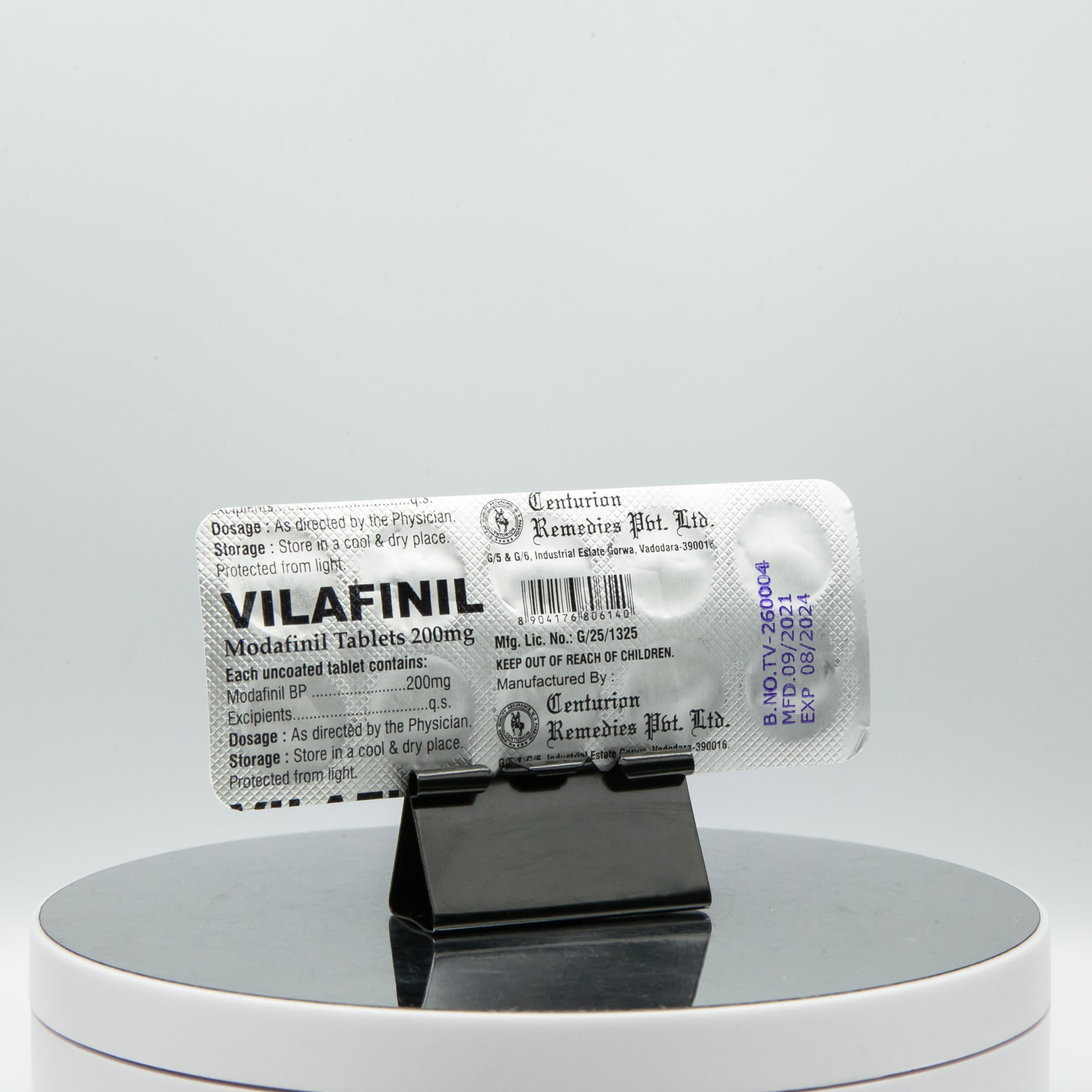 Vilafinil 200 mg Centurion Laboratories Modafinil (Provigil)