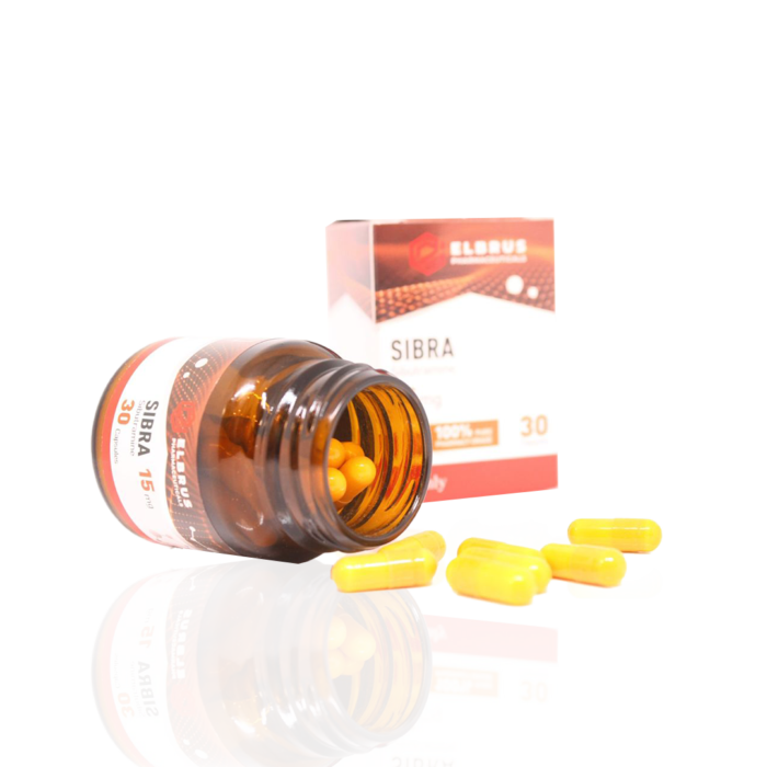Sibra 15 mg Elbrus Pharmaceuticals Brucia grassi 8
